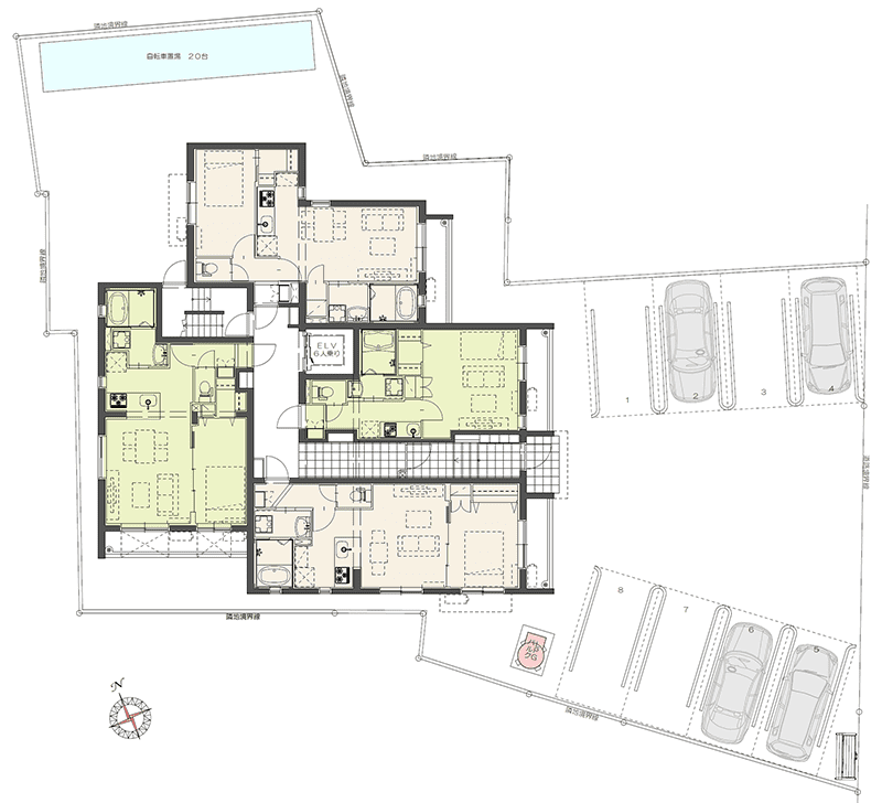 変形地対応マンション